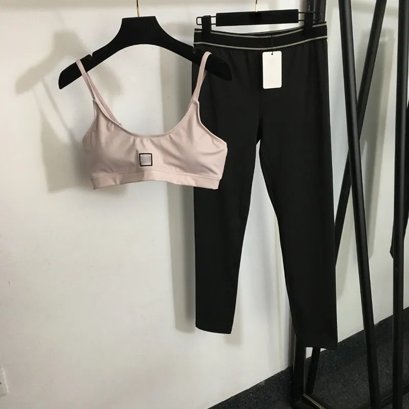 Mulheres yoga fatos de treino moda impressão camis leggings elástico sem mangas tops calças interior ao ar livre casual esporte treino