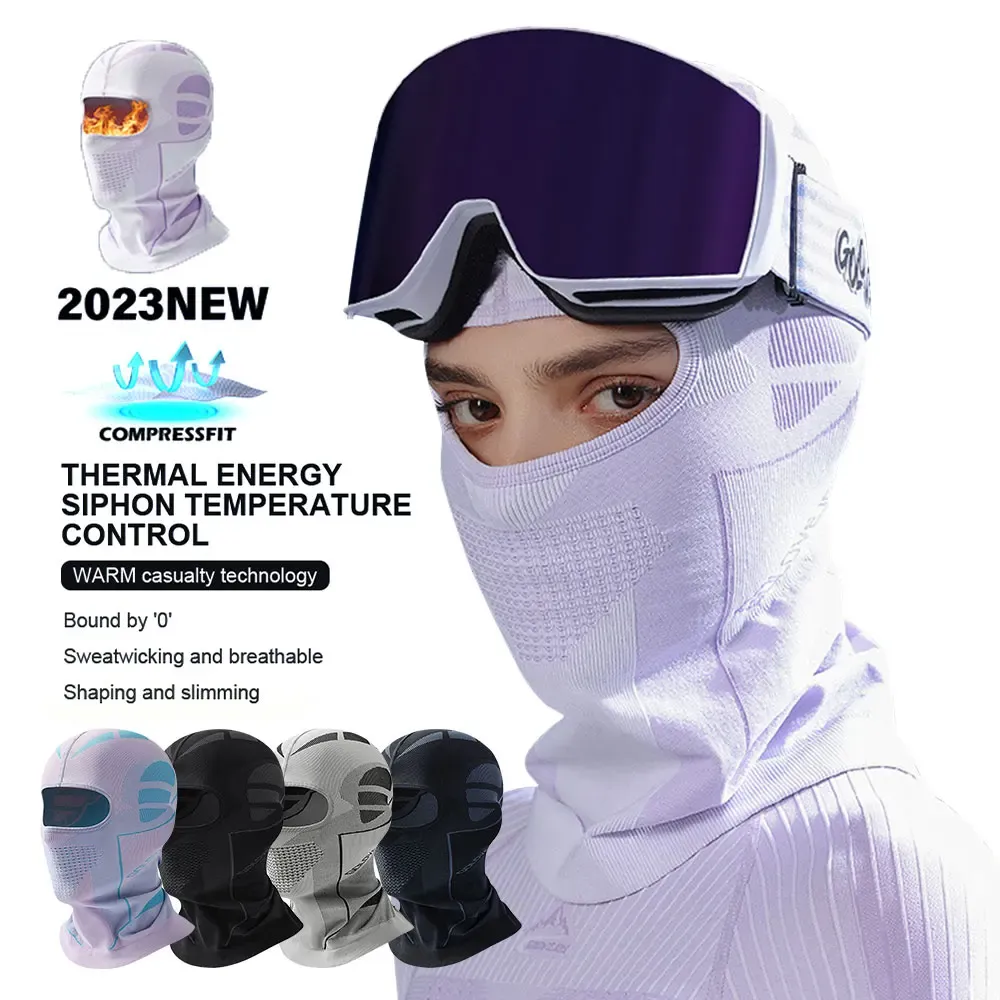 Masker Balaclava Full Face Mask Ski Cycling Hunting Head Neck Cover Hjälmfoder Cap Män Kvinnor Kylsäker termisk halsduk Winter Ski Hat