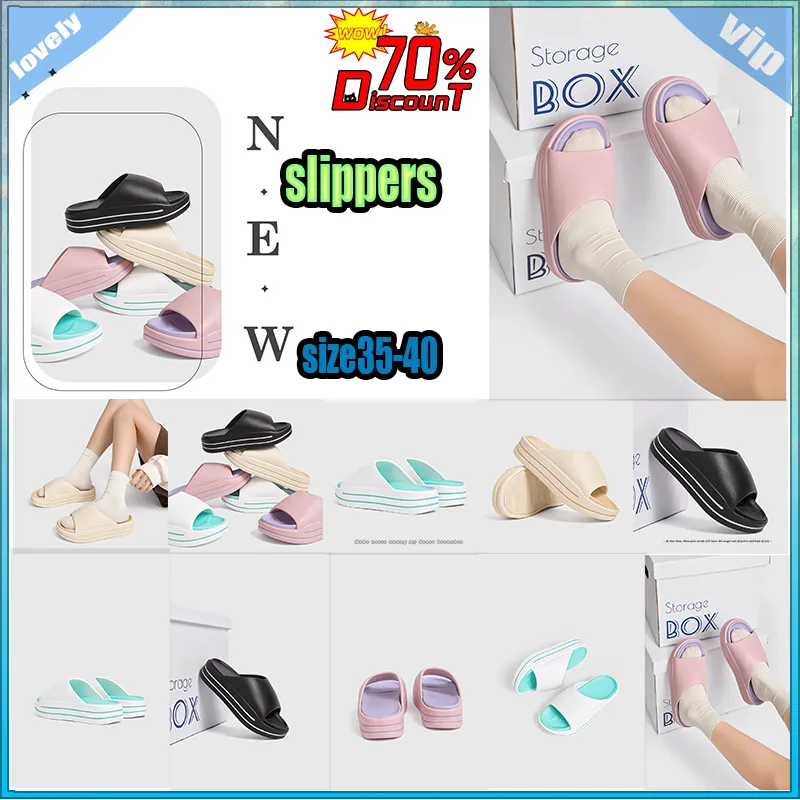 Designer Casual Platform Pantofole in PVC con suola spessa a vita alta Donna Leggera Moda stile francese Sandali con suola morbida in gomma in pelle Pantofola da spiaggia estiva piatta