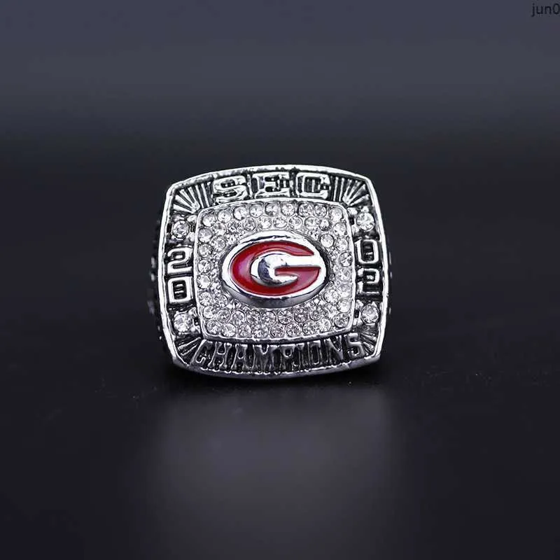 Band Rings 2002 SEC University of Georgia Bulldog Championship Ring Reimpressão