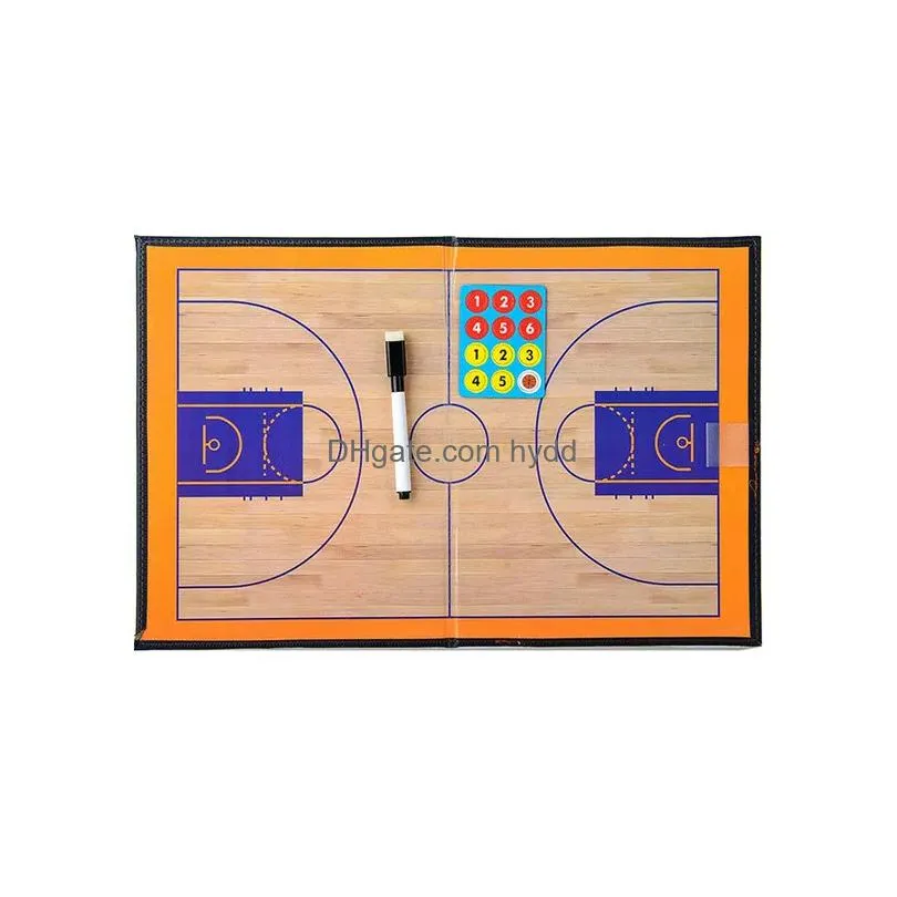 Balls Basketballing Board Doublesed ES Clipboard Dry Erase Warmer Tactical Board8924933 드롭 배달 스포츠 야외 운동 O DHSIO
