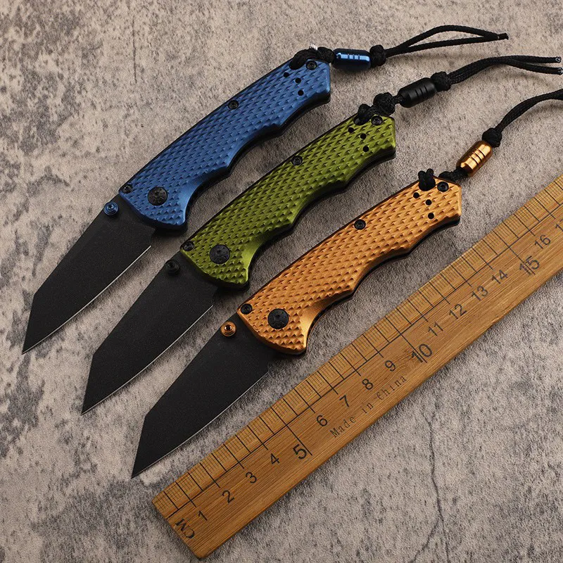 1 Pz Nuovo BM 290 Coltello Pieghevole M4 Rivestimento in titanio Tanto Lama CNC Manico in alluminio aeronautico Pesca di campeggio esterna Coltelli tascabili EDC con scatola al minuto