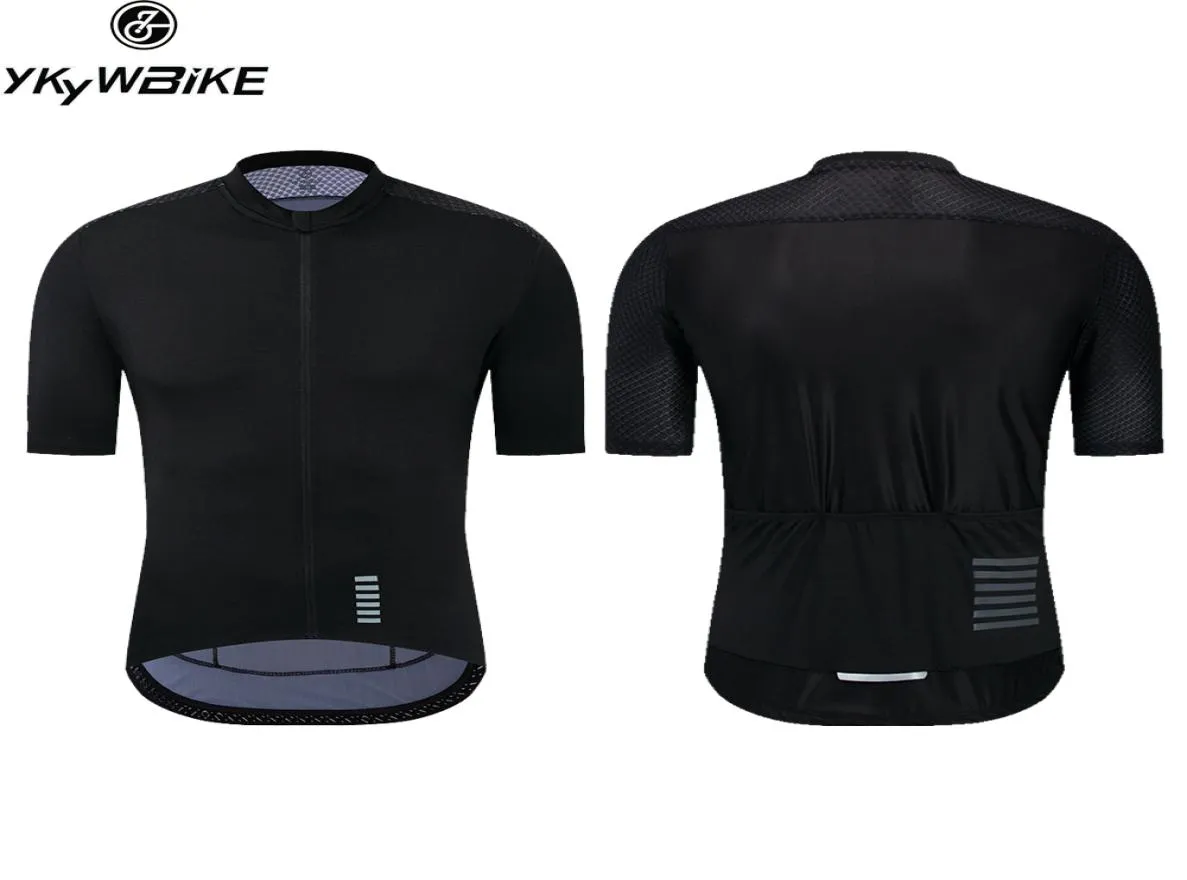 YKyWBike personnalisé Pro été hommes RAPHA équipe cyclisme maillot respirant course vélo Sprots de qualité supérieure sans couture manches vtt uniforme6331612