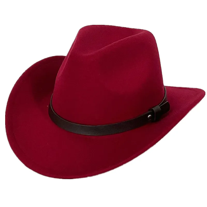 2024 chapéu de cowboy para mulheres homens fedora chapéus de viagem ao ar livre fedoras mulher moda boné de feltro homem outono inverno bonés trilby 16 cores