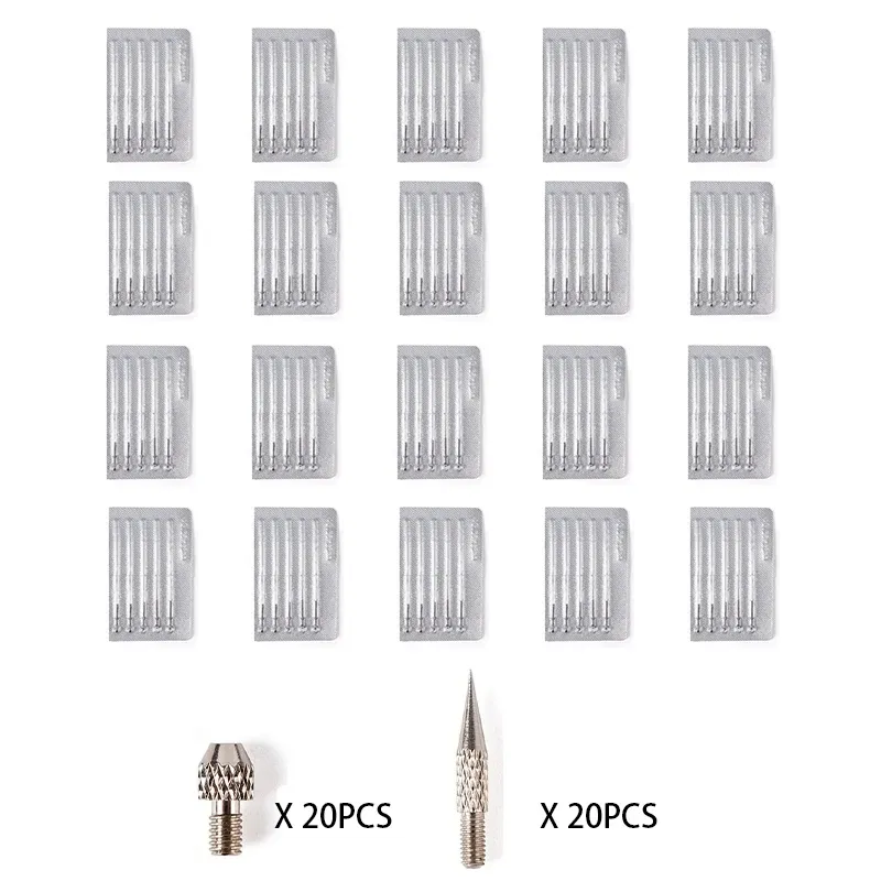 Aghi 100 pezzi Rimozione macchie scure Talpa Sostituisci aghi per penna laser al plasma Macchina per la rimozione di macchie sulla pelle Macchina per la cura della pelle del viso Parte dello strumento