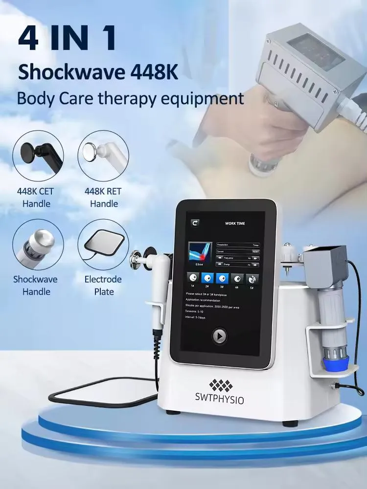 Le plus récent appareil portable de physiothérapie de thérapie par ondes de choc Eswt Soulagement de la douleur Dysfonction érectile Traitement ED Thérapie physique Machine à ondes de choc électromagnétiques