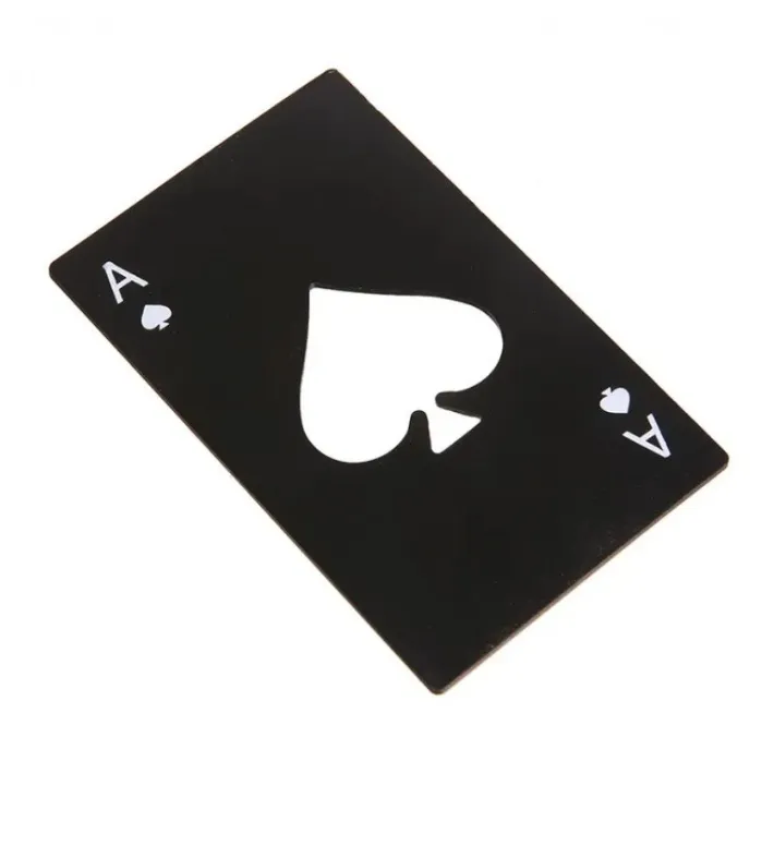 Ace Up Your Sleeve: Poker Card Bottle Opener - Stainless Steel Beer Opener,  Casino Party Favors, Kitchen Bar Gadgets & Gifts from Dhgate Card Games -  price 1.03