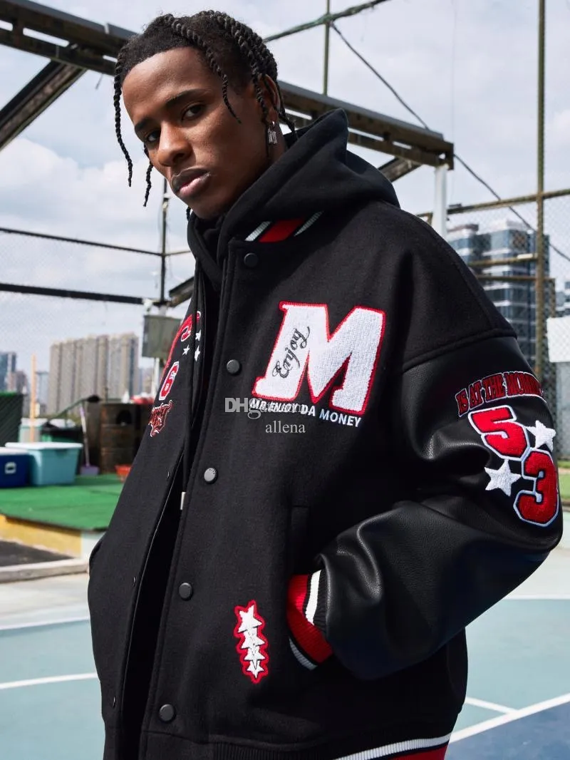 Designer Mens Varsity Jacket Baseball Coat Womens Man Jackets Embroiderd Letter Jacket Single Breasted Topps Couples Men's Clothing