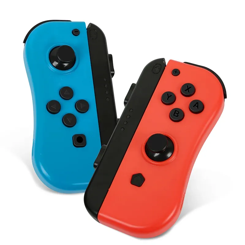 Manettes sans fil bleu L gauche et rouge R droite pour contrôleur de commutateur pour accessoires de commutateur nintention Switch jeux manette de jeu