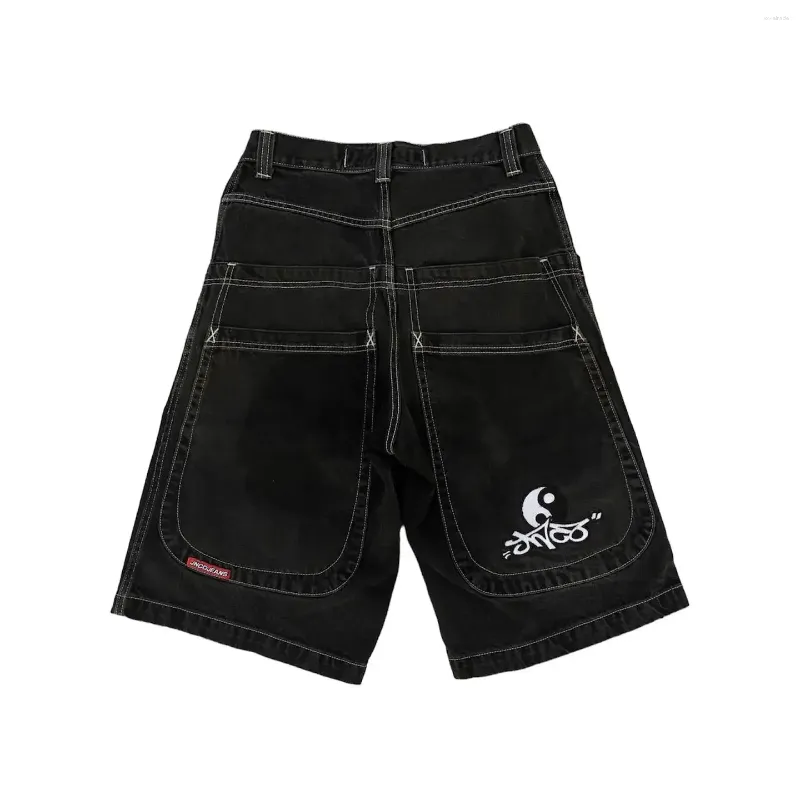 Y2K Baggy Denim Shorts: Hip Hop Style Pants for Men & Women