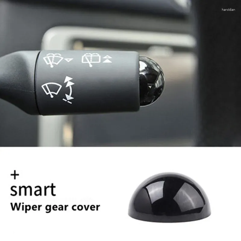 Interior Accessories Auto Wipers Button Decoration Cover For Smart 451 Fortwo Car Sticker Styling Modification