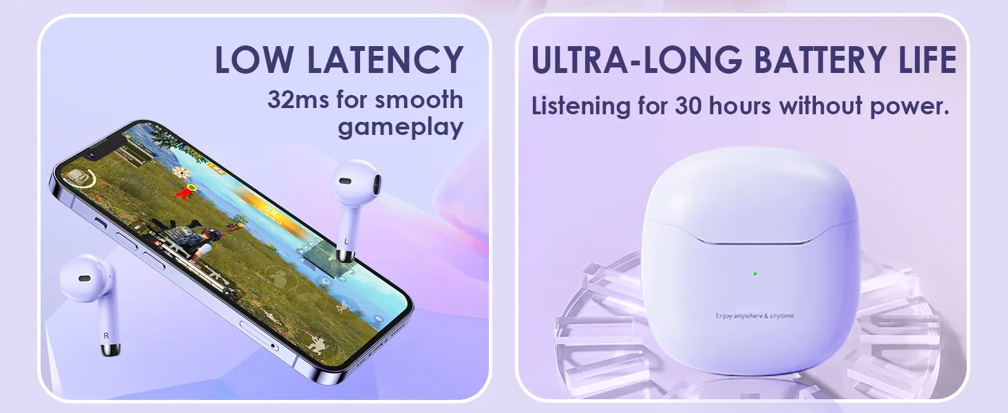 Ultra-low latency & Extra-long Playtime