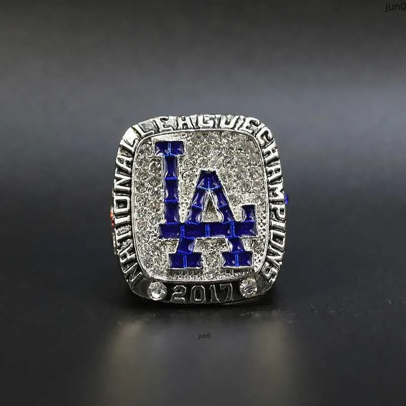 Bandringen Mlb 2017 Los Angeles Dodge Championship Ring Klantversie Populaire sieraden 96k3