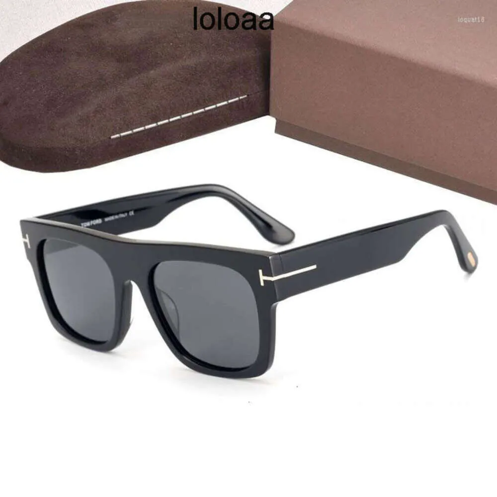 Hommes Sun Outdoor Marque TF5634 Classique Carré Polarisé Ford Haute Qualité Acétate Cadre Lunettes De Soleil Femmes Conduite TF Lunettes Lunettes De Soleil Tom 45LI