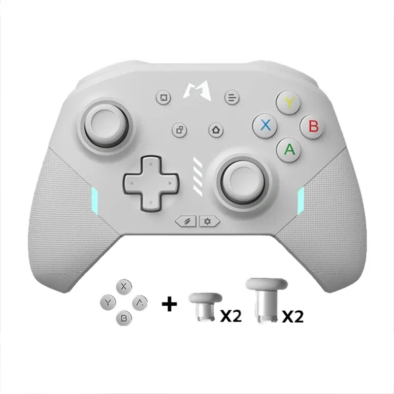 Jogadores Mobapad Huben Elite Wireless Bluetooth Controller Mecânico Gamepad Dual Mode Versão Joystick para Nintendo Switch Pc Android