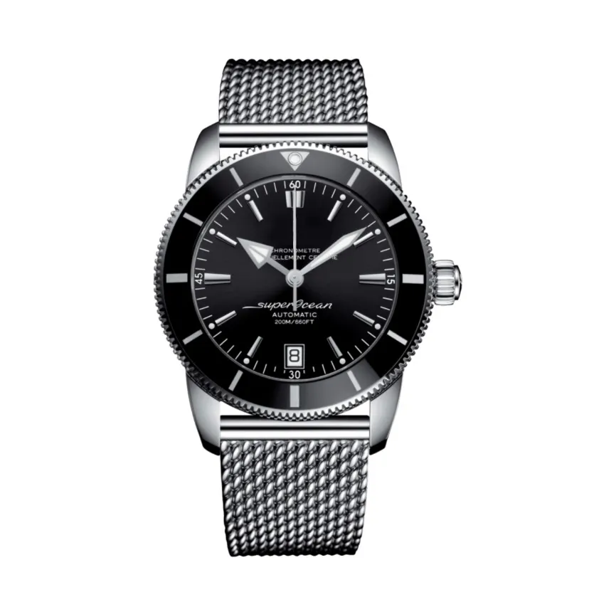 ゴー・ナウ('96英) Top Luxury Brand Mens Black Chronograph Watch Watch With