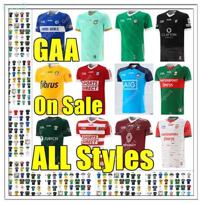 Men's T-shirts Gaa Kildare Clare Cavan Rugby Jerseys Limerick Wexford Kerry Tyrone Mayo Cork Meath Galway Dublin Ath Cliath Gaillimh Tipperary Ciobraio Arann Sport