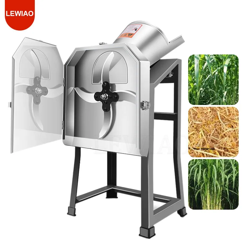 High Quality Home Use Automatic Grass Cutting Machine Potato Chop Diced Slice Animal Feed Grass Cutting Machine Farm