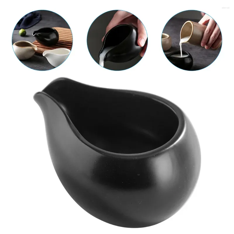 Set di stoviglie Tazza da caffè Lattiera Tazza frizzante Pentola piccola per il latte Salsiera Ceramica Brocca per salsa Brocca Crema al burro