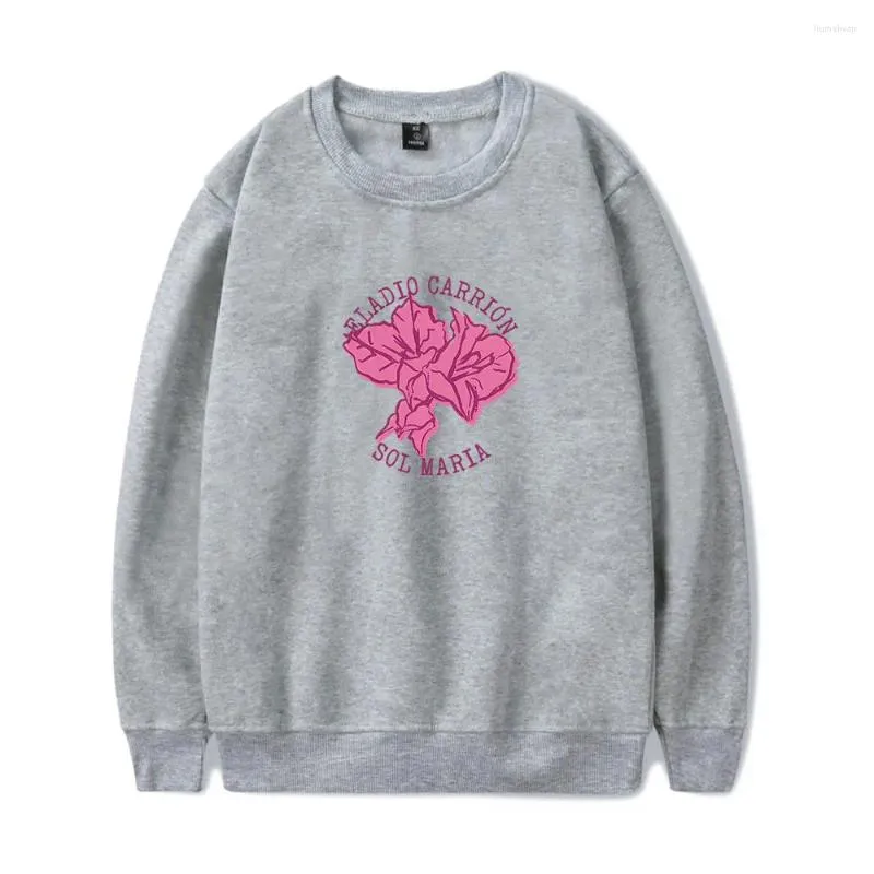 남성용 후드 Eladio Carrion Sol Maria O-Neck Sweatshirts 여성 남자 긴 소매 패션 풀오버 의류