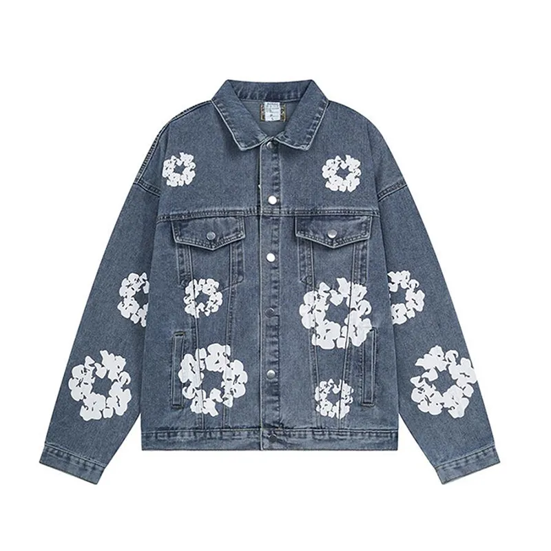 Winter Men's Thicker Fleece Lining jacket denim jacket