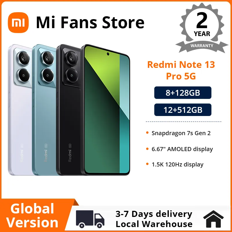 Smartfon Xiaomi Redmi Note 13 Pro 5G 12/512GB z EU za $315.00 / ~1258zł