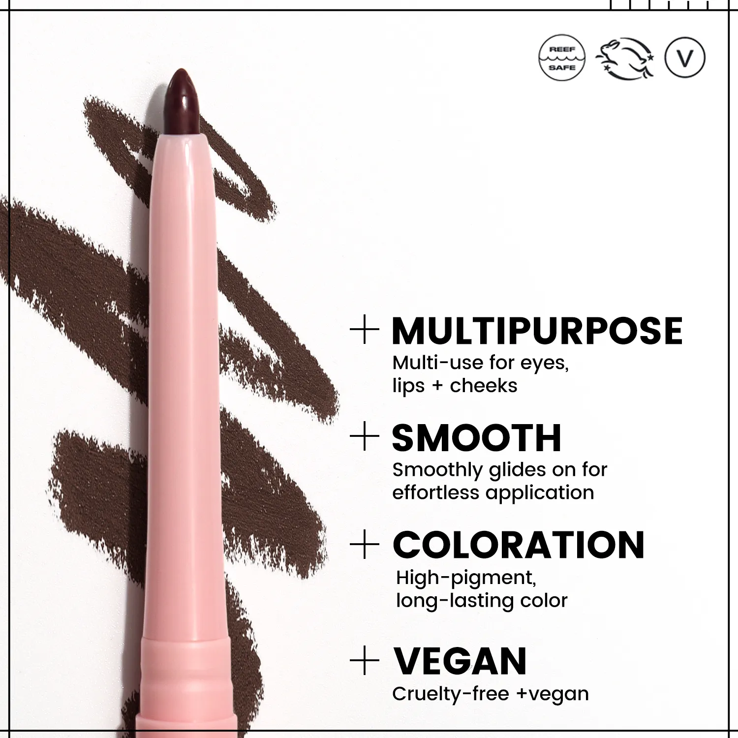 Crayon à lèvres 6 couleurs sans cruauté, nouveau crayon à lèvres Vegan lisse, haute qualité, étanche, vente en gros