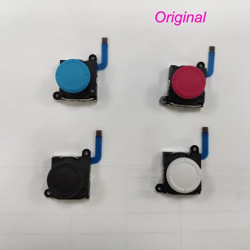 Joysticks 10pcsOriginal Nieuwe 3D Knop Analoge Sticks Controller Duimstick Vervangende Onderdelen voor Nintend NS Schakelaar Vreugde con en Schakelaar lite