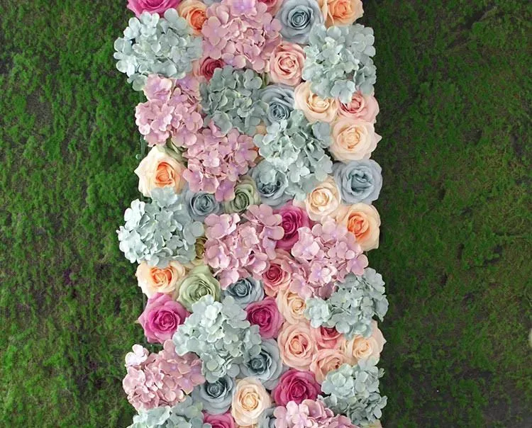 Artificial rose head with 11-layer, decoration flowers made up by silk for Home Hotel Wedding Party Garden Decor Craft Art DIY (4)
