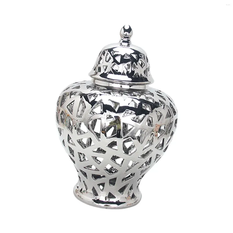 Bouteilles de rangement pot de gingembre en porcelaine, Vase en céramique, Collection artisanat centres de Table décoratifs pour fête de mariage maison