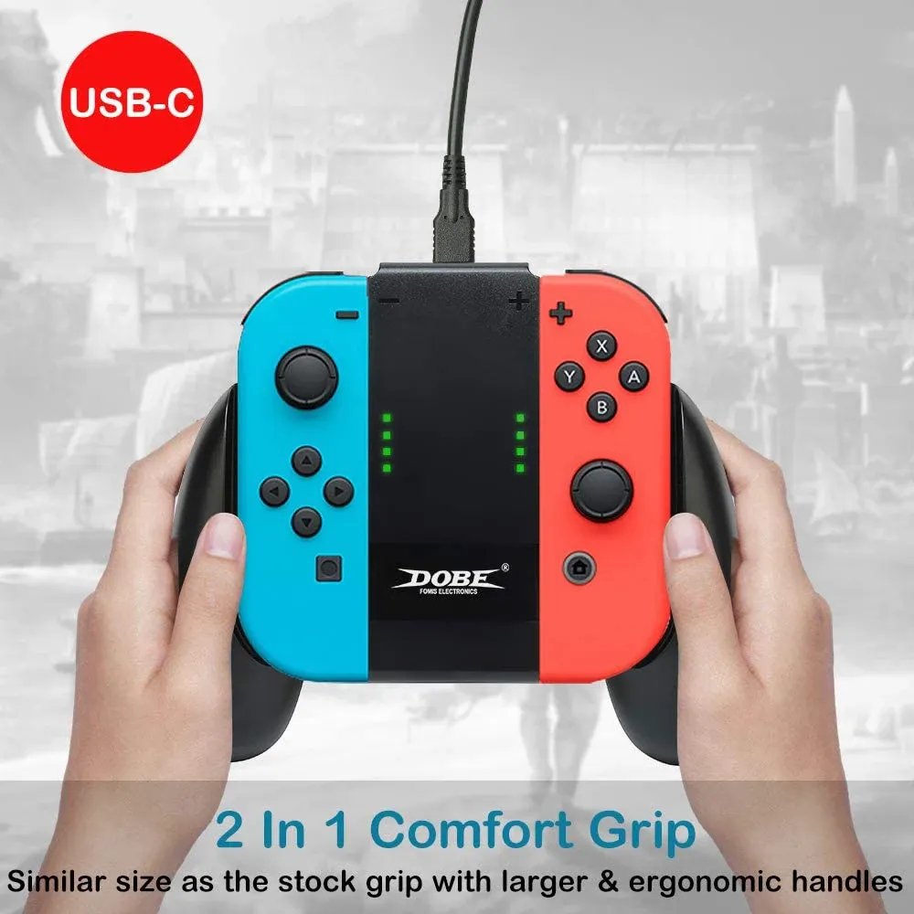 Chargeurs poignée de chargement Station de chargement chargeur support rechargeable pour Nintendo Switch JoyCon NS poignée contrôleur chargeur