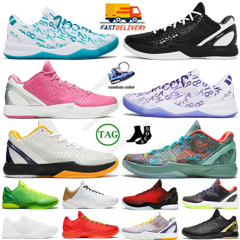 Uomo Donna Mamba Protro 6 Protros 8 Scarpe da basket Ginch 6s 8s Reverse Grinches Radiant Emerald Mambacita Big Stage Parade Outdoor Lb20 Eybl Jogging Taglia EUR40-46