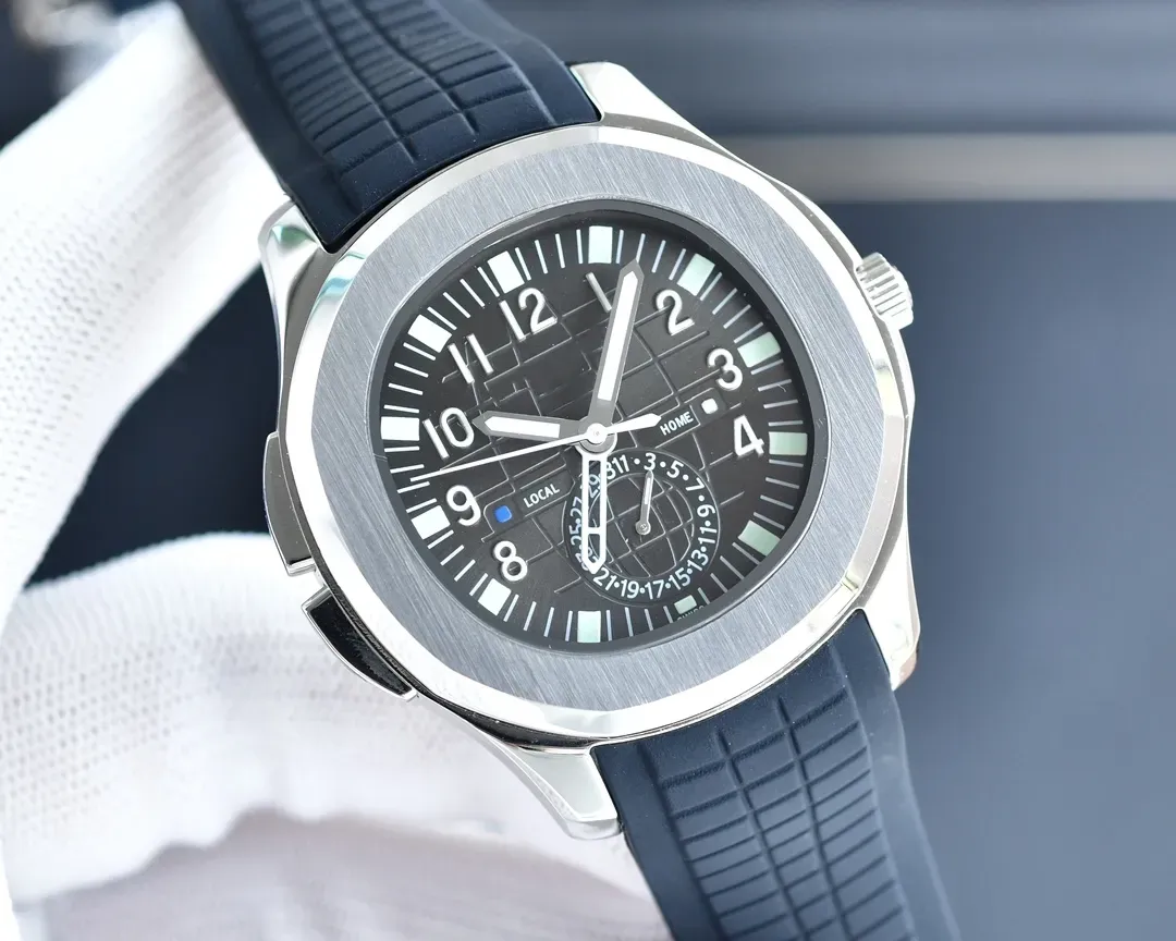 2024男性女性トップ品質デザイナーPPスイスアクアノート5164メカニカルウォッチメンズオートマチックビジネス腕時計豪華なサファイアタイムピースブランドウォッチ