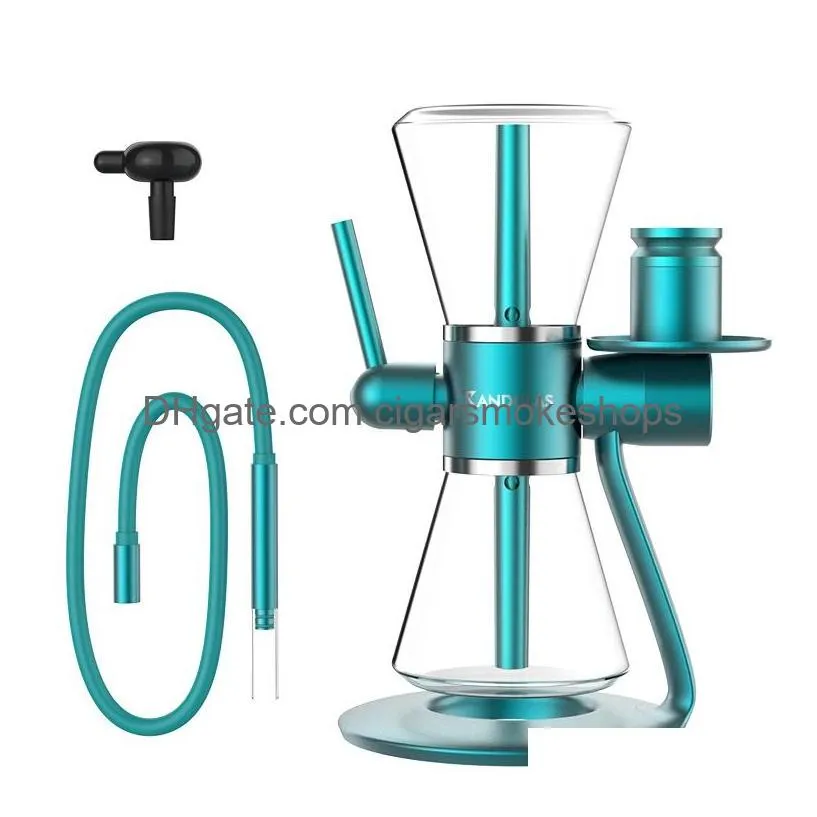 Sac Bong Pipe à eau bol en verre Kit de fumer Shisha narguilé tuyaux Dab Rig fumée Dabber tabac herbe livraison directe Dhxdi