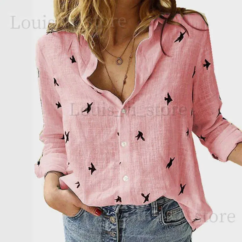 Women's Blouses Shirts Women Clothing Tops Shirts for Women Blouses Cotton Linen Casual Fashion Clothes Streetwear Elegant Ethnic Style Femme T240221