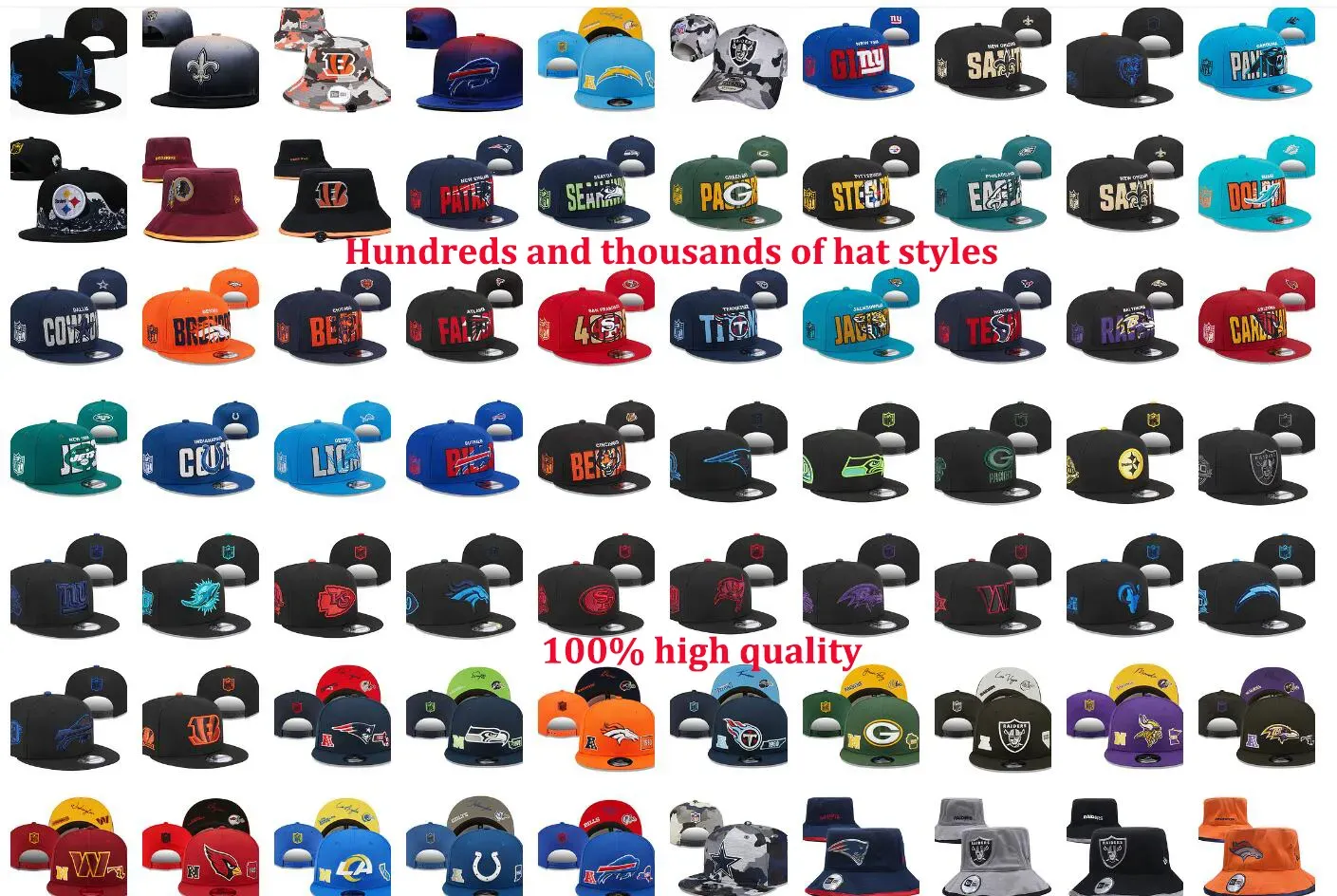 Bonnets de balle de qualité supérieure de confiance Globle expédiés en Amérique équipes de football chapeaux hommes casquettes nouveauté hotseller usine de chapeaux ZZ