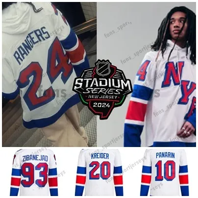 Hot New York "Rangers" 23 Adam Fox 2024 Stadium Series Jersey 93 Mika Zibanejad 10 Artemi Panarin 31 Igor Shesterkin 79 K'Andre Miller 20 Chris Kreider 55 Ryan Lindgren