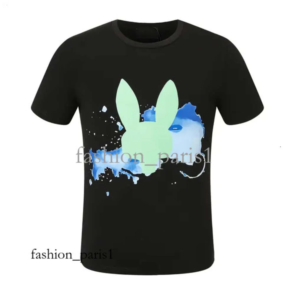 Psychos Rabbits Été Casual T-shirt Hommes Femmes Squelette Lapin 2024 Nouveau Design Multi Style Hommes Chemise Créateur De Mode Tshirt Couple 232