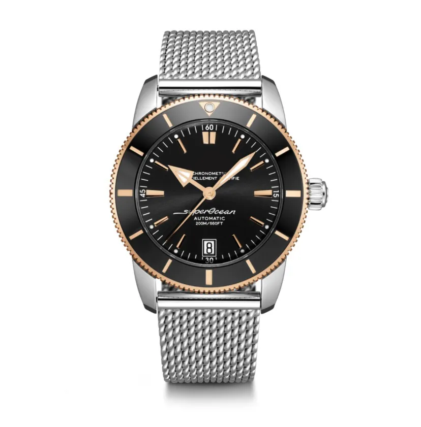 Top Luxury Brand Mens Black Chronograph Watch Watch With