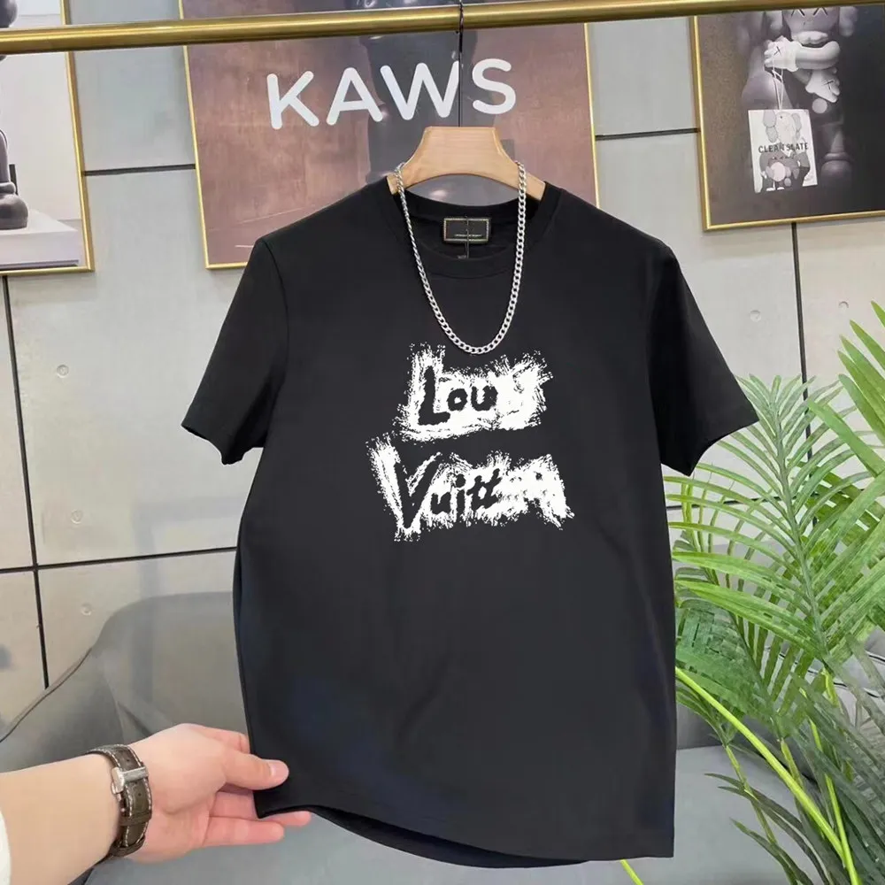 klassiker designer t shirt sommar kort ärm tee tryckt brev män kvinnor älskare lyx t-shirts mode senior ren bomull högkvalitativ t-skjortor