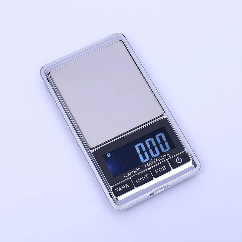 Digital Kitchen Scale 100g 200g 300g 500g/0.01g 1kg /0.1g Precise Jewelry Food Scales LCD Display Weight Grams Balance Measuring With 2 Trays For Cooking Baking DS-16