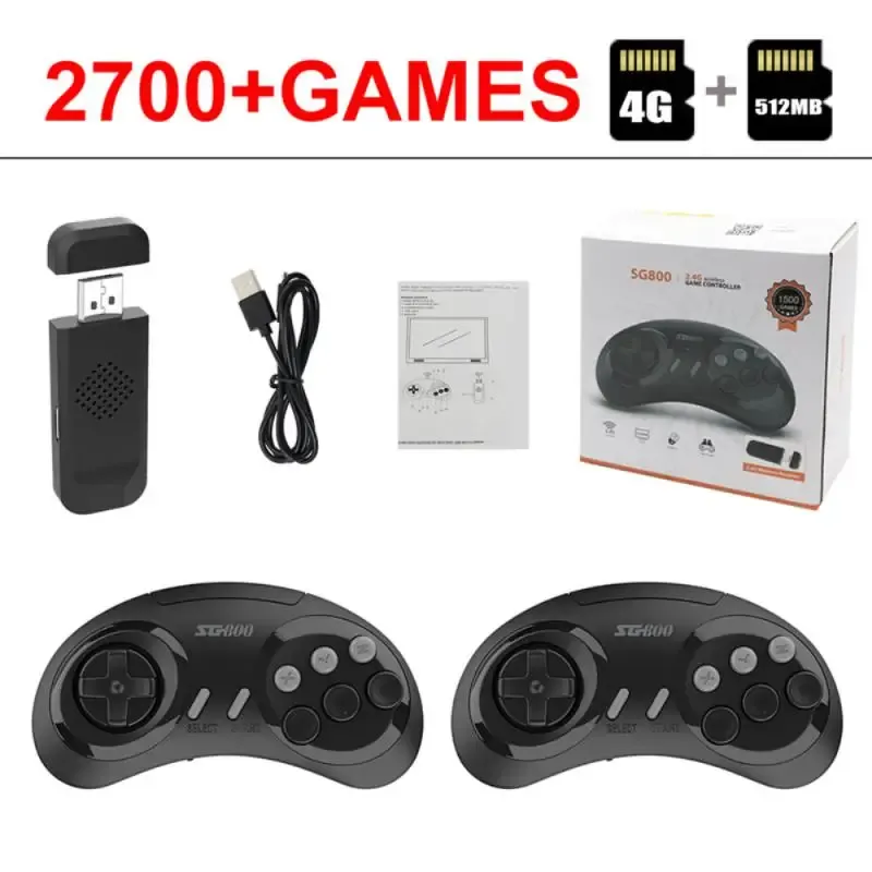 Консоли SG800 MD Sega Console 16 бит Беспроводная игровая консоль Ubox для Sega Genesis Game Stick HD для Sega Genesis Mini Mega Drive