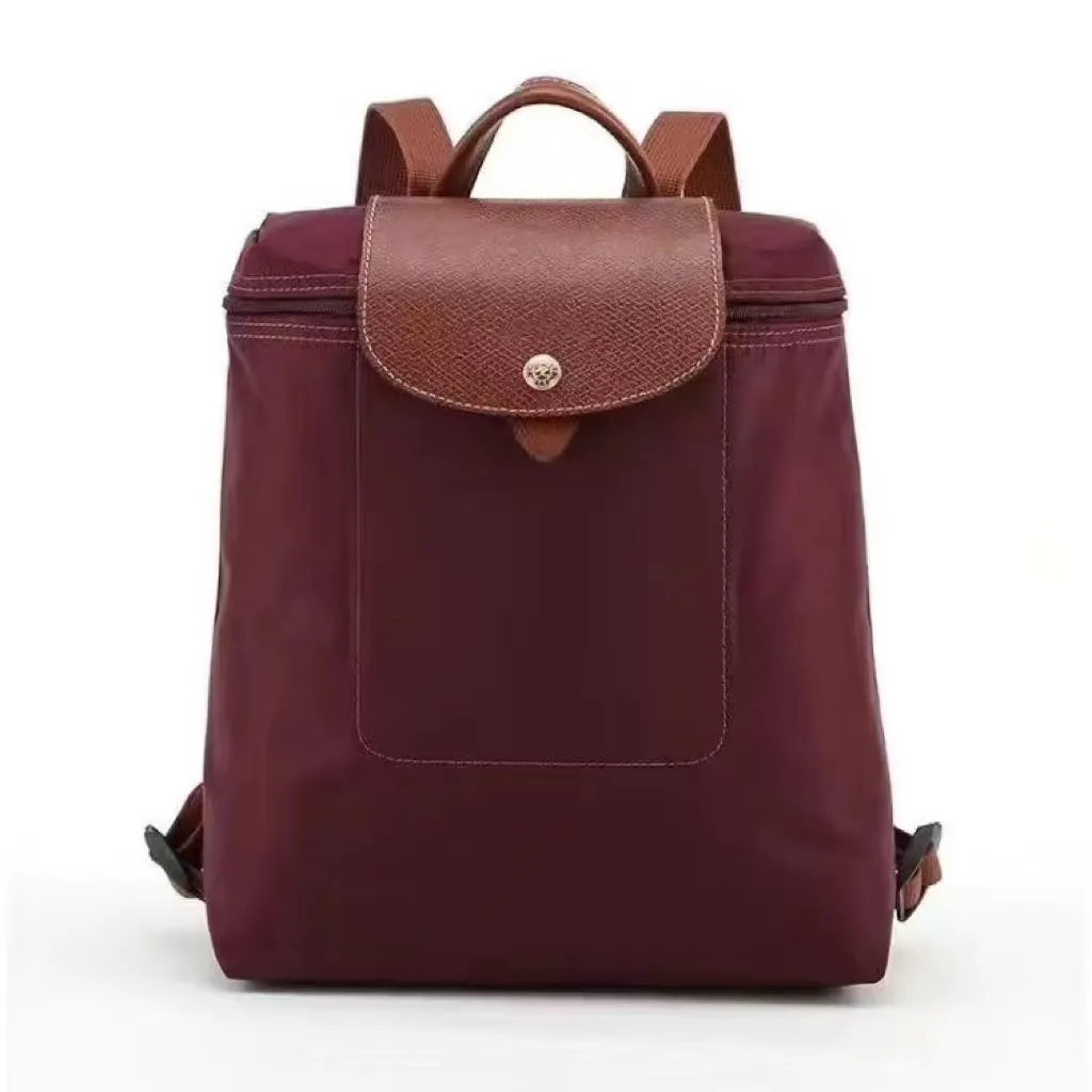 Longchamp backpack maroon hotsell