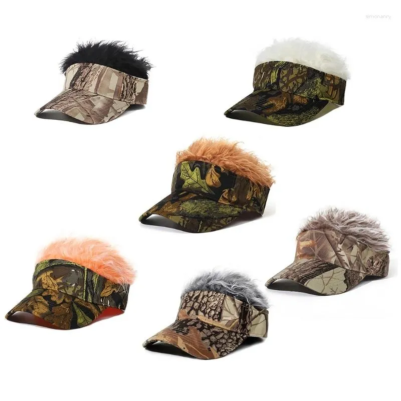 Czapki piłki Hipster Baseball Cap Hat Outdoor Artificial Hair Street dla kreatywności