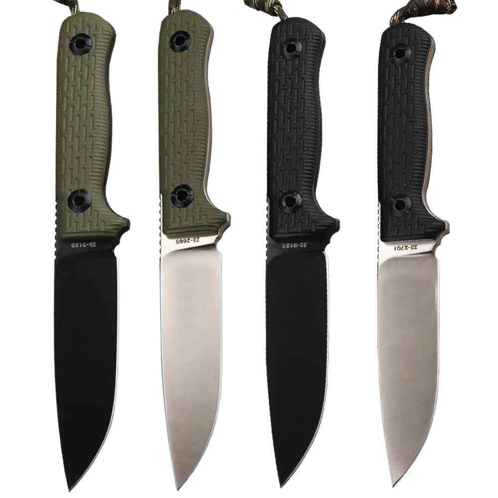 Nowy A2241 High End Outdoor Survival Prosty Nóż D2 Drop Point Blade Full Tang G10 Stałego noża ostrza z Kydex