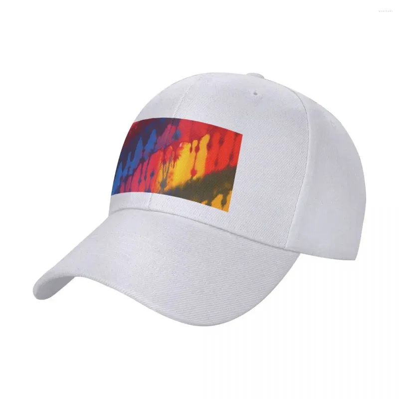 Berets unisex czapki baseballowe kroplowe tieee Outdoor Streetwear Summer Sport Caps Hip Hop Cap Casquette Polychromatic