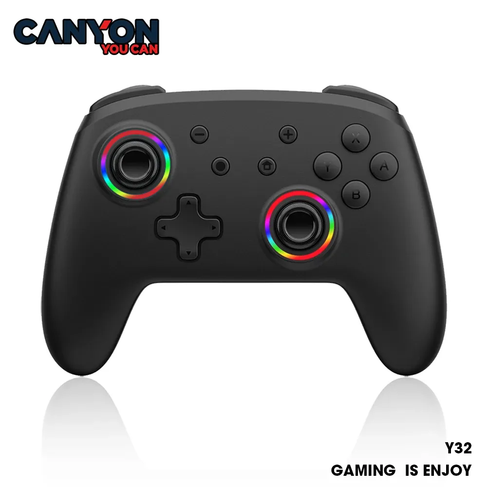 Gamepads CANYON Y32 Gamepads 2.4G Wireless Bluetooth Game Controller applies to Nintendo Switch playstation 3 Game Android Phone PC