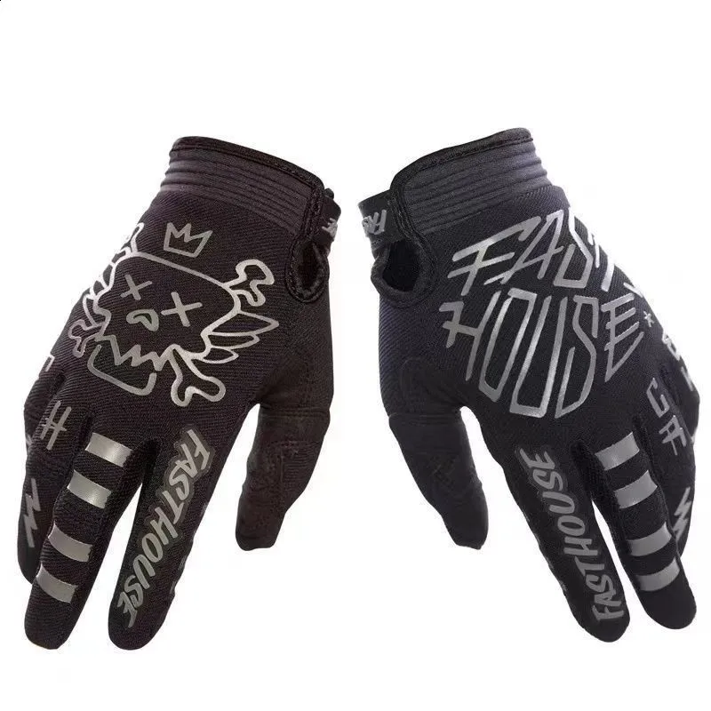 Cinq doigts gants FXR Moto écran tactile avec noir Motocross équitation vélo MX VTT course sport cyclisme Dirt gant 230816