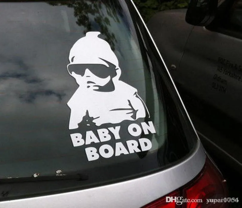 Autocollant de sécurité bébé à bord de la voiture, autocollant mural imperméable et réfléchissant de nuit, couverture de voiture 2835979