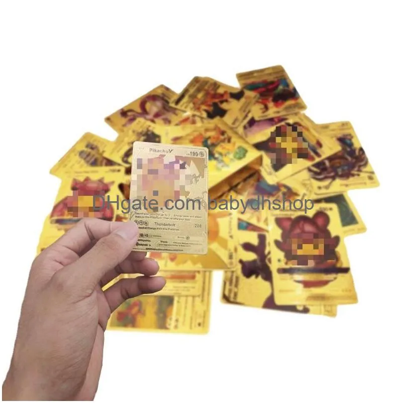 Vente en gros 55 pièces jeux de cartes Anime dessin animé elfe feuille d'or cartes bataille